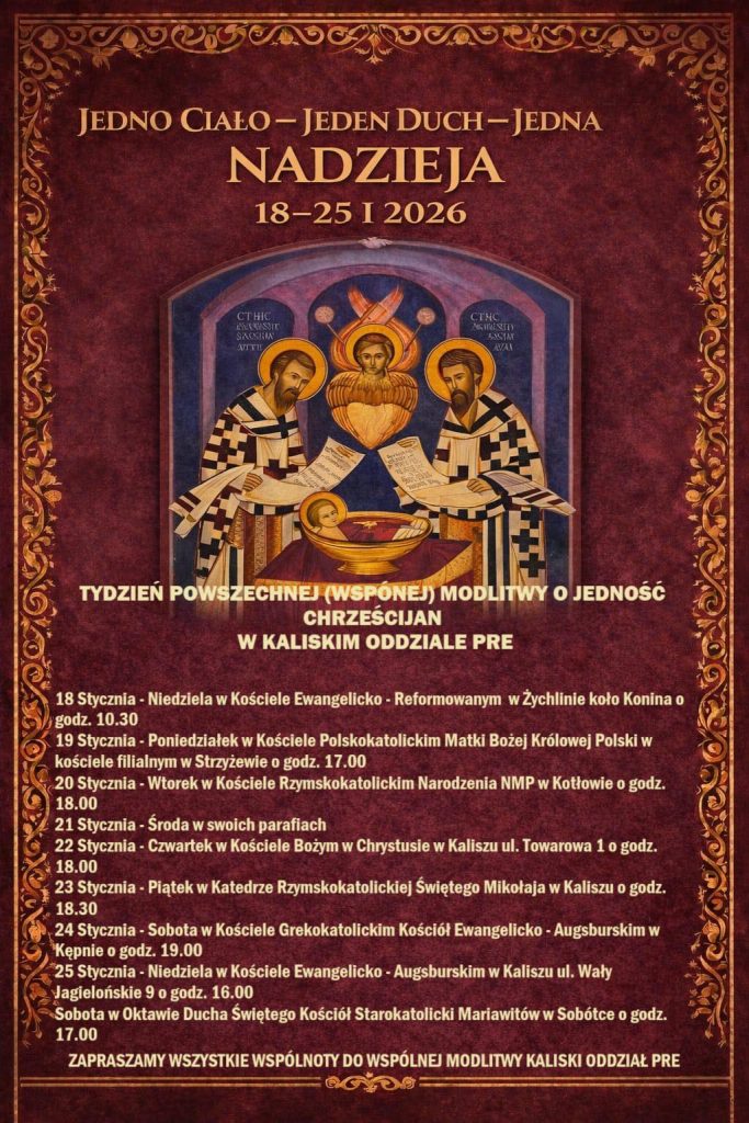 Tydzień Modlitw o Jedność Chrześcijan